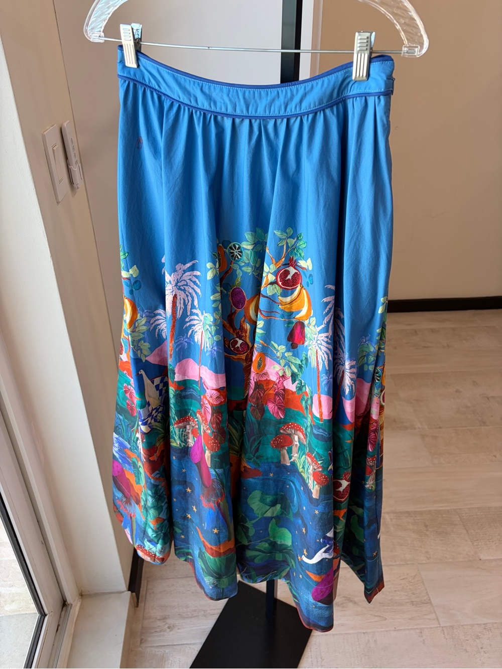 FARM Rio Dream Landscape Organic Cotton Maxi Skirt - Picture 7 of 10